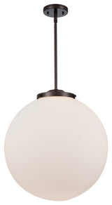 Beacon Pendant, Oil Rubbed Bronze, Matte White, Matte White
