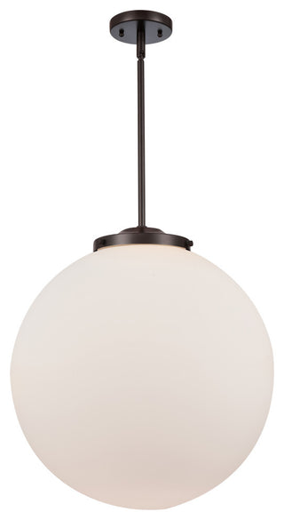 Beacon Pendant, Oil Rubbed Bronze, Matte White, Matte White