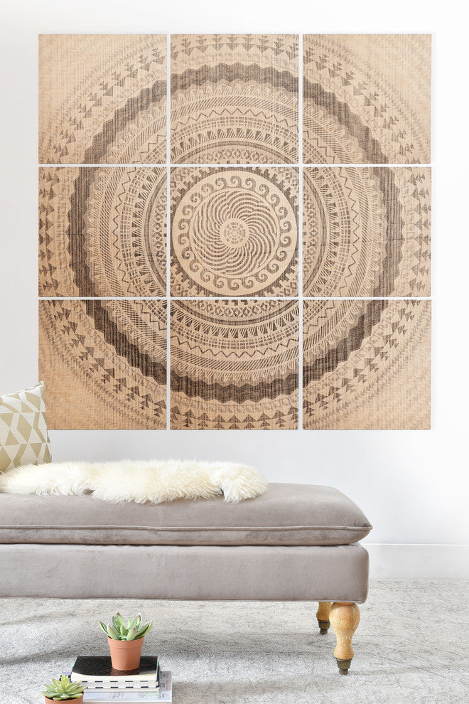 Deny Designs Iveta Abolina Winter Wheat Wood Wall Mural, 3'x3'