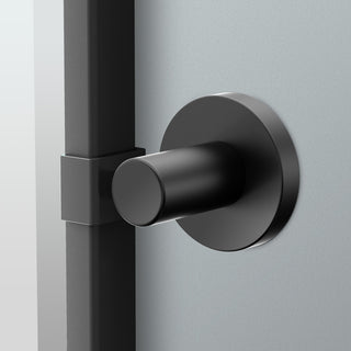 Reveal Framed Rectangle Mirror, Matte Black, 25"