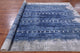 Abstract Hand-Knotted Wool and Silk Rug 7' 10" X 10' 1" Q9054