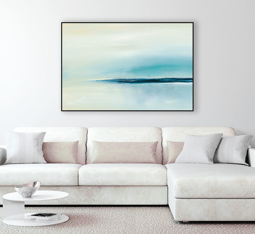 "Stillness" Art block Framed Canvas, 36"x24"