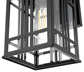 Home Living 14" Outdoor Wall sconce, Black