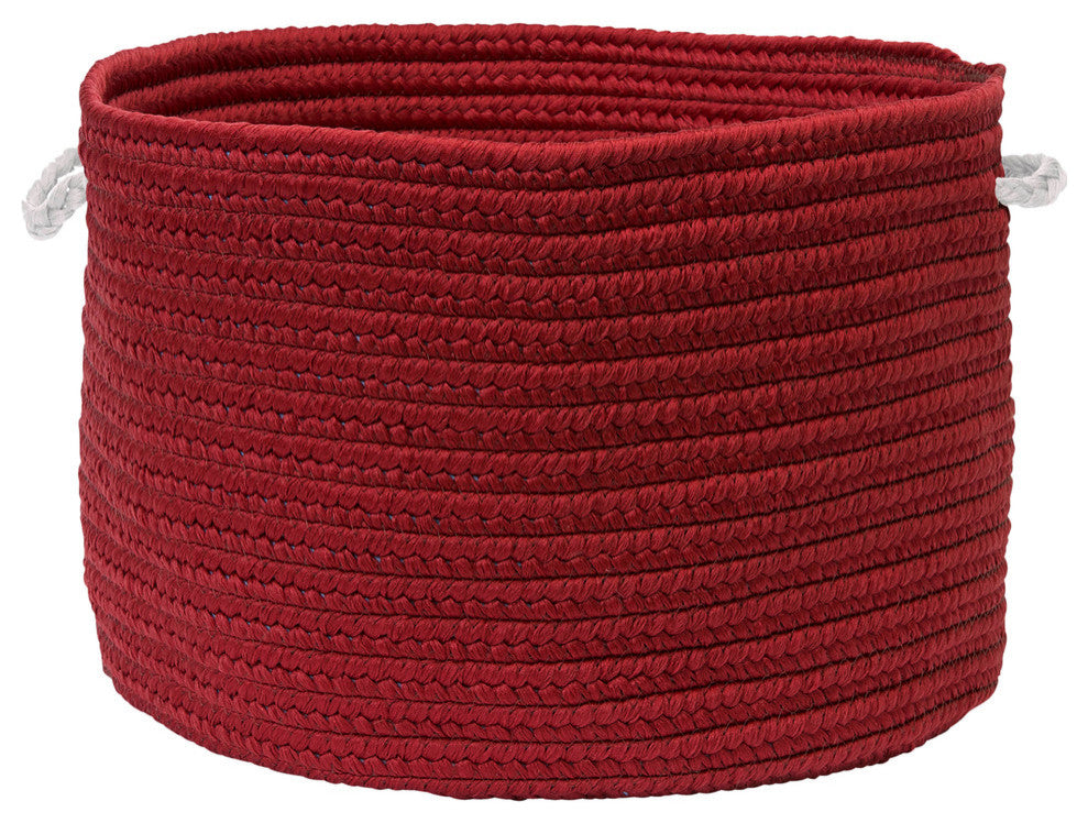 Colorful Braided Toy Basket