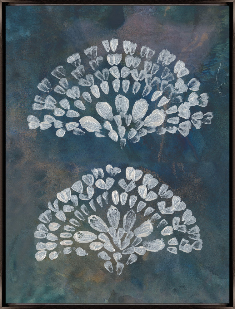 36x48 He Loves Me, He Loves Me Not III, Framed Artwork, Espresso