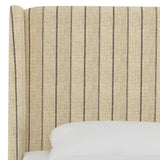 King Wingback Headboard, Fritz Glacier