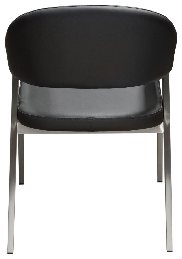Adele 2 Accent Chairs, Black