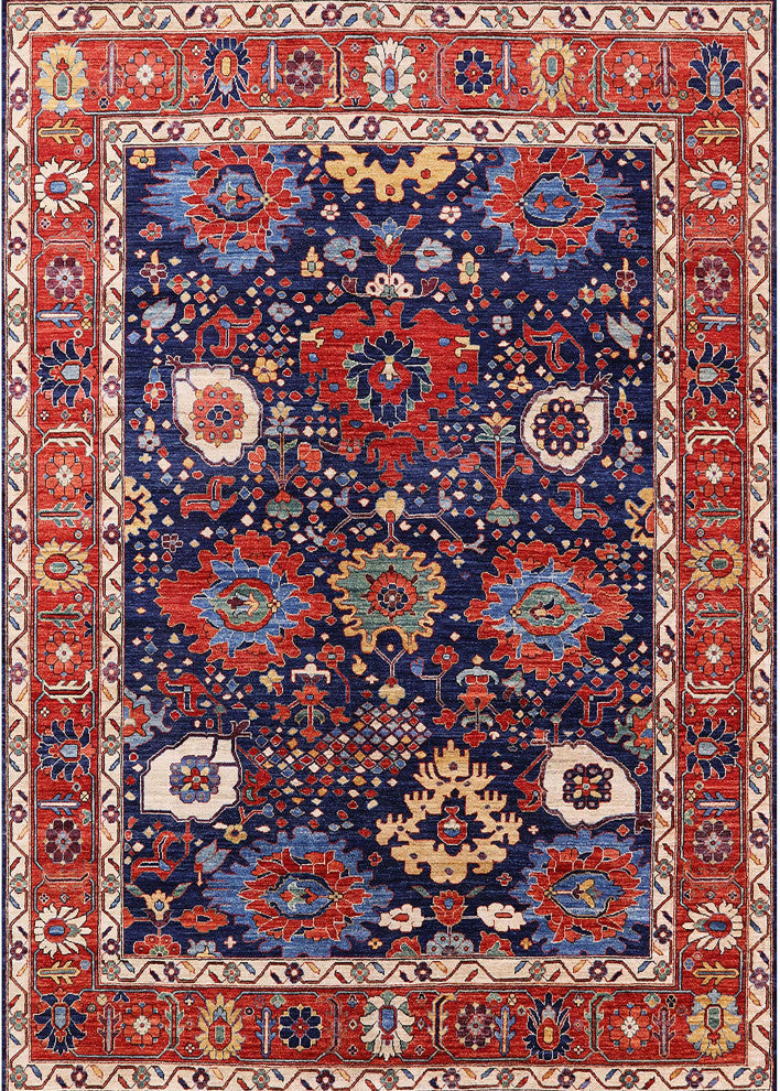 Ahgly Company Indoor Rectangle Mid-Century Modern Area Rugs, 5' x 8'