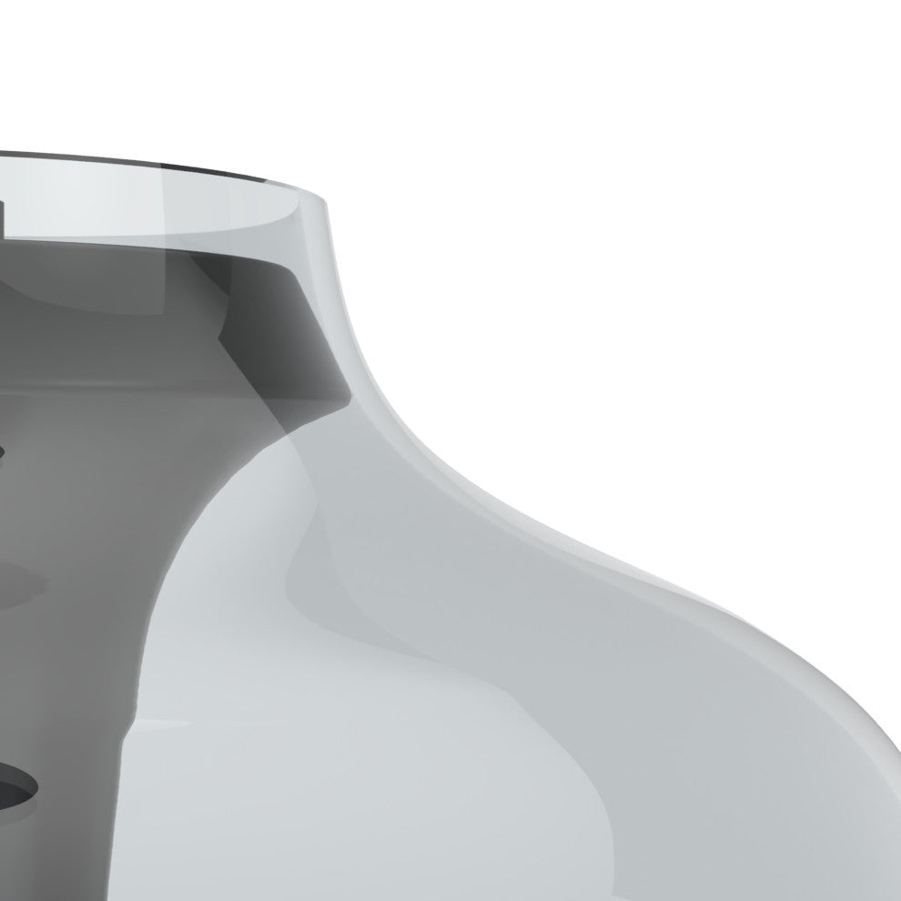 Hunter Vidria Matte Black 1 Light Pendant Ceiling Light Fixture