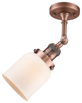 Innovations Lighting 201F-Ac-G51-Led 1 Light Dimmable Led Semi-Flush Mount