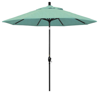 9' Aluminum Umbrella Push Tilt, Spectrum Mist