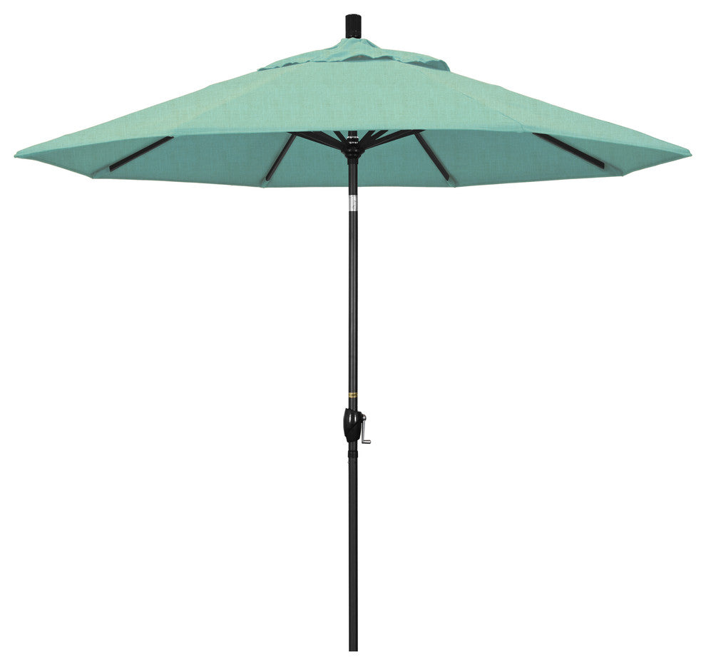 9' Aluminum Umbrella Push Tilt, Spectrum Mist