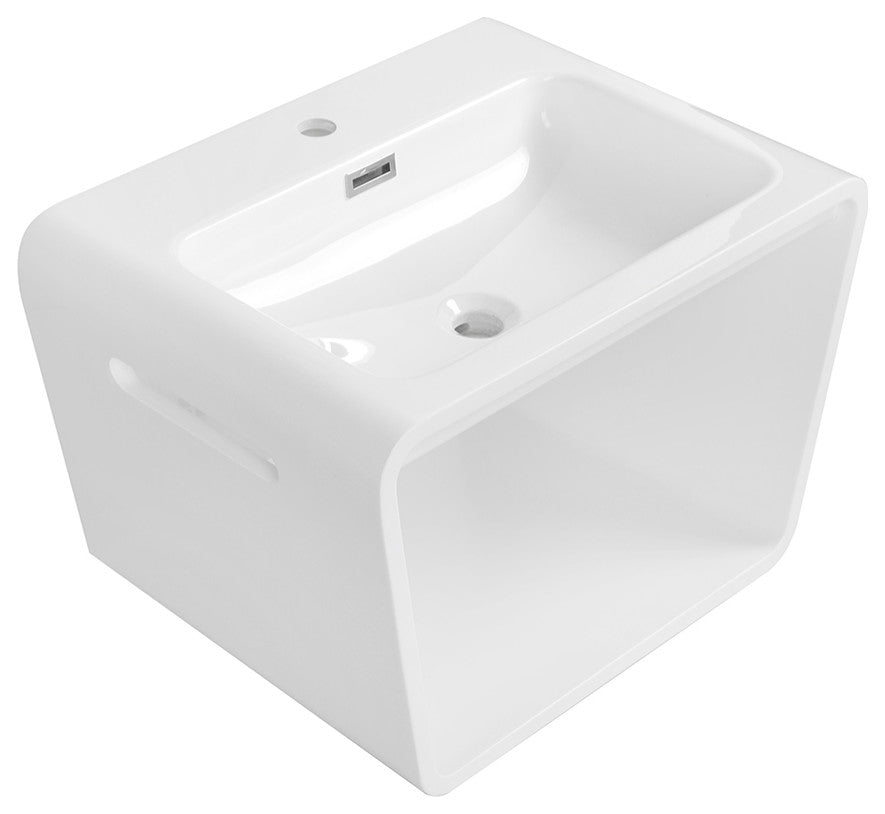 24" Streamline K-1951-24 Solid Surface Resin Wall Hung Basin