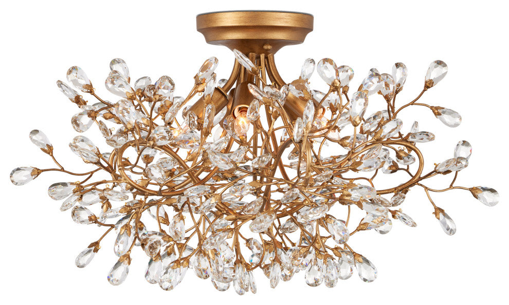 Crystal Bud Semi-Flush Mount