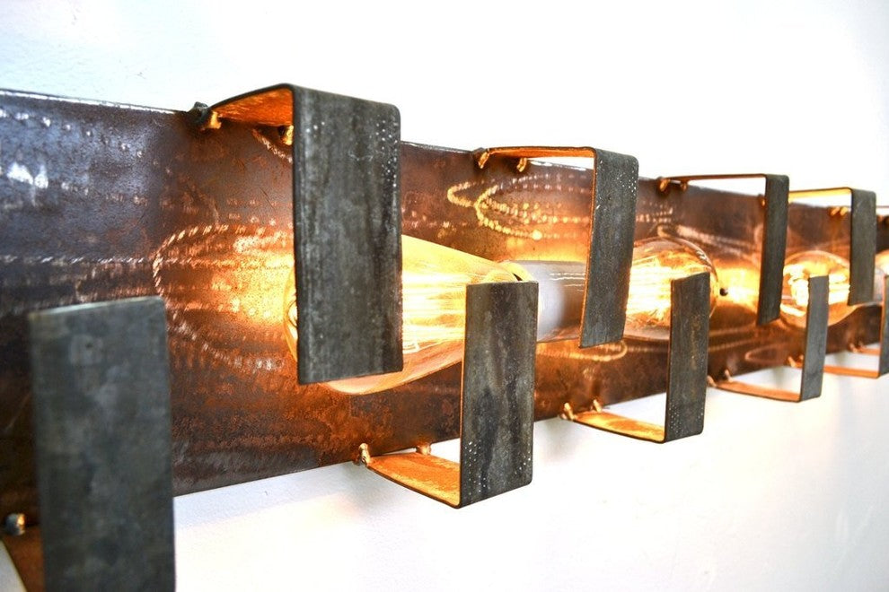 Wine Barrel Ring Vanity Light - Glasgow - Made from retired CA wine barrels