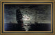 Franklin J Stanwood Moonlight Marine Framed Premium Canvas Print, 18"x27"