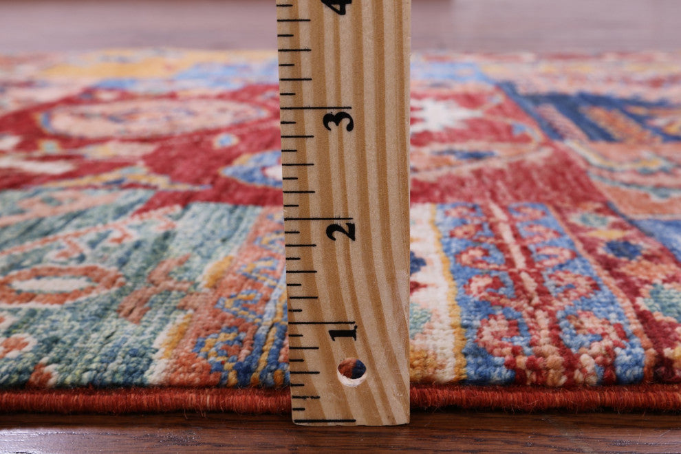 Super Kazak Hand-Knotted Wool Rug 2' 9" X 4' 2" Q10425