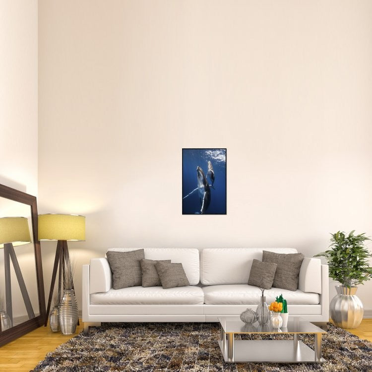 "Back To The Surface" Framed Canvas Giclee by Barathieu Gabriel, 21x31"