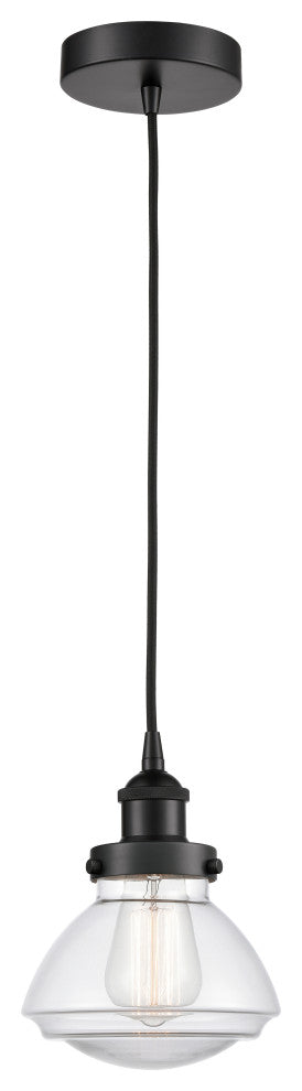 Innovations 616-1PH-BK-G322-LED 1-Light Mini Pendant, Matte Black