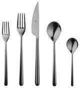 Linea Flatware Set, Black Gold, 5 Pcs.