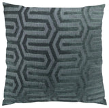 Plutus High Path Handmade Throw Pillow, Double Sided 22"x22"