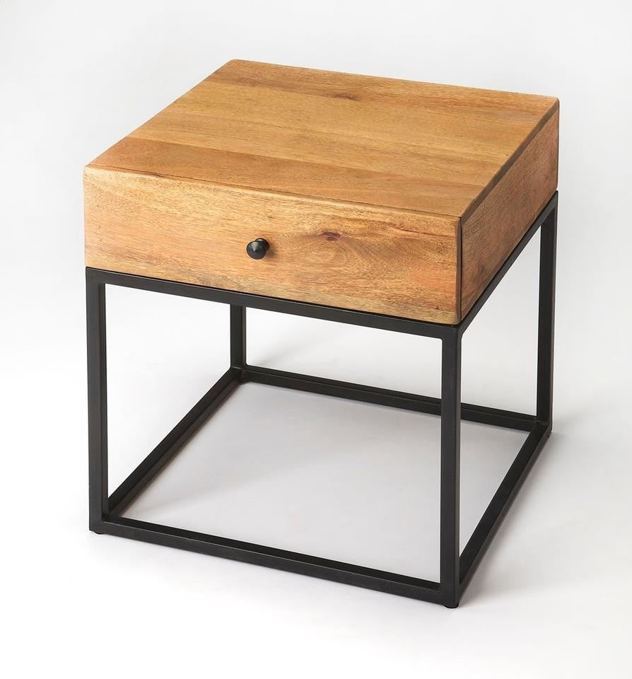 Butler Brixton Iron and Wood End Table