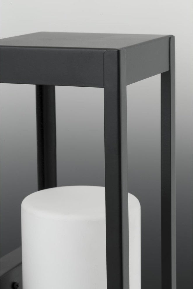 Patewood Collection 1-Light Medium Wall Lantern, Black