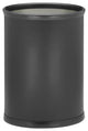 Black 14" Oval Waste Basket