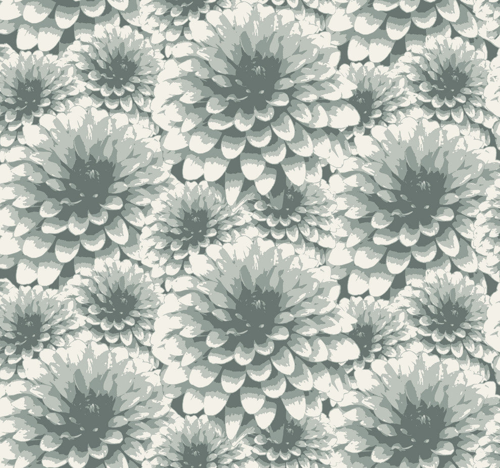 Umbra Teal Floral Wallpaper Bolt