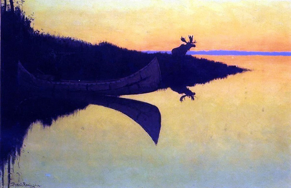 Frederic Remington Comming to the Call Wall Decal