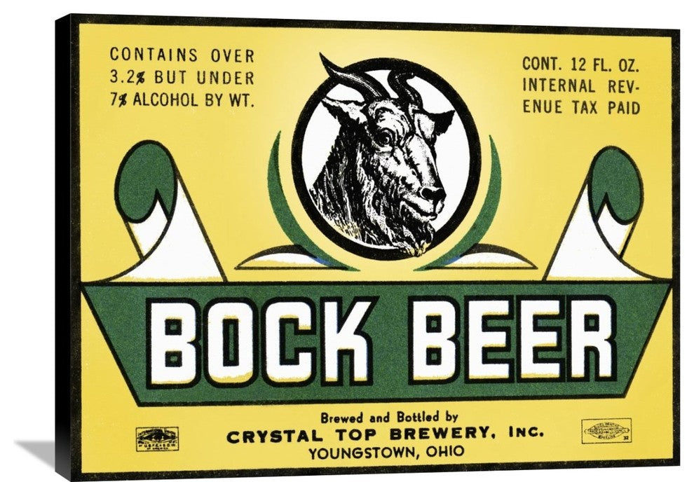 Bock Beer, 36"X27"