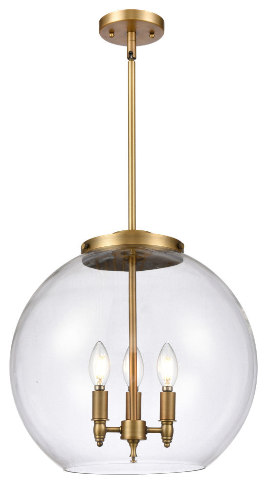 INNOVATIONS 221-3S-BB-G122-16 3-Light Pendant Brushed Brass