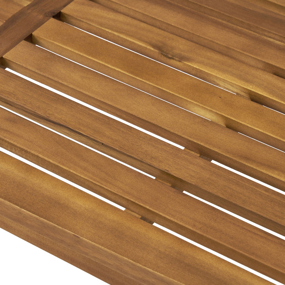 GDF Studio Tamika Teak Finish Acacia Bench