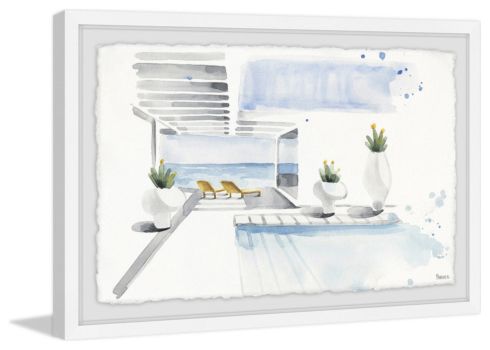 "Heaven in Paradise" Framed Painting Print, 24"x16"