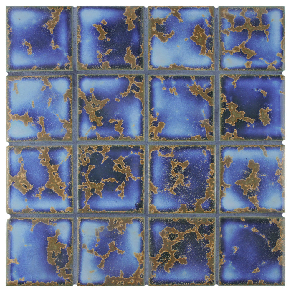 Channel Terra Azure Mega Square Porcelain Floor and Wall Tile