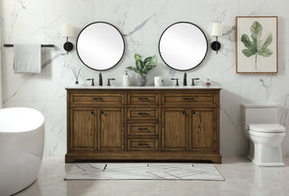 Home Living 21.5" Transitional Driftwood-Light Bathroom Vanity