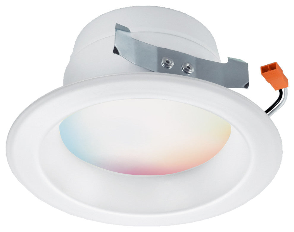 8.7 Watt - 4 in. LED Downlight - RGB & Tunable White - Starfish IOT - 120 Volt