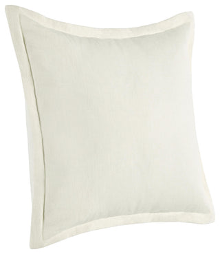 Amy 100% Linen 22" Square Throw Pillow by Kosas Home , Ivory