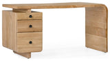 Current Solid White Oak Desk - Natural