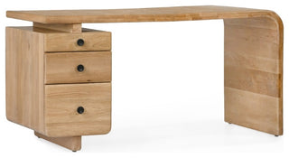 Current Solid White Oak Desk - Natural