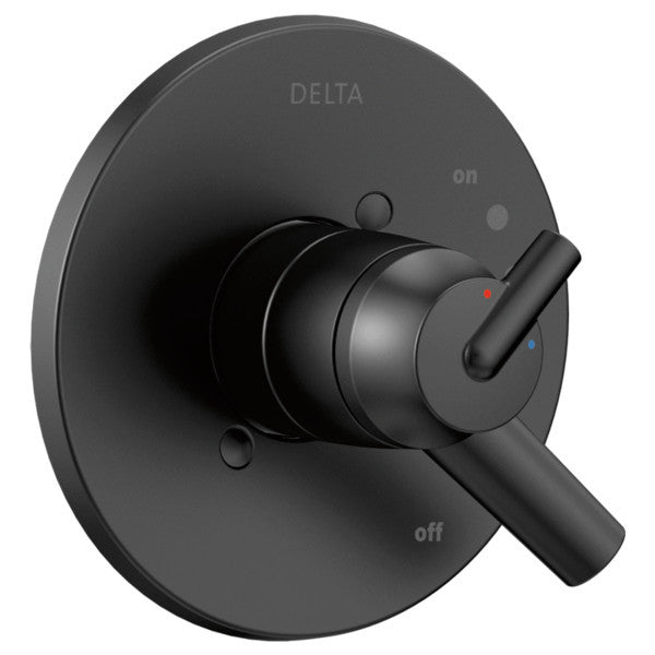 Delta Trinsic Monitor 17 Series Valve Only Trim, Matte Black, T17059-BL