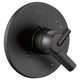 Delta Trinsic Monitor 17 Series Valve Only Trim, Matte Black, T17059-BL
