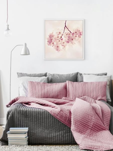 "Cherry Blossoms" Framed Painting Print, 24"x24"