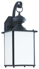 Jamestowne 1-Light Outdoor Wall Lantern, Black