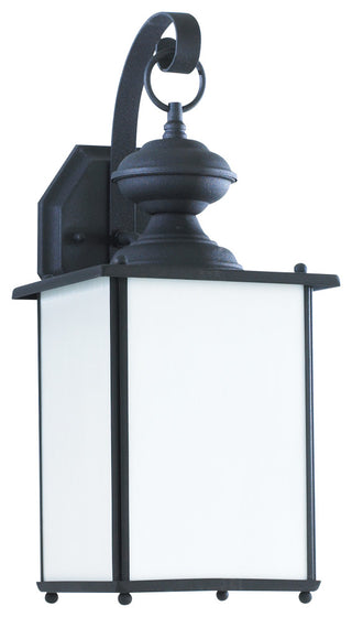 Jamestowne 1-Light Outdoor Wall Lantern, Black