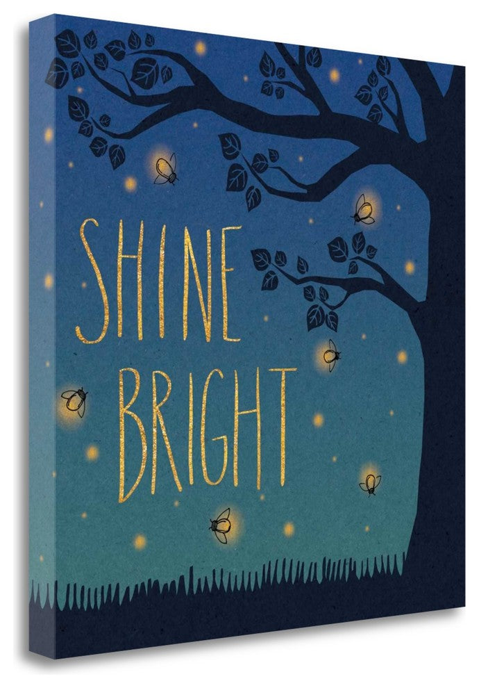 "Twilight Fireflies II" By Laura Marshall, Giclee Print on Gallery Wrap Canvas
