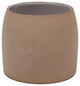 Ceramic Flower & Plant Vase, 3.94"L x 3.31"H x 3.94"W, Brown