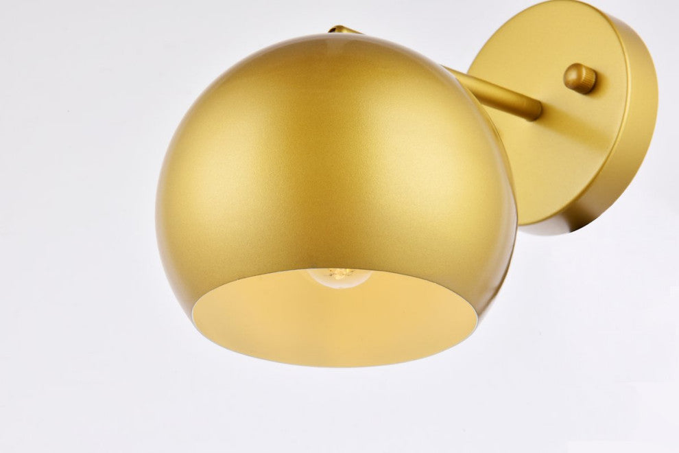 Oscar 1-Light Brass Wall Sconce