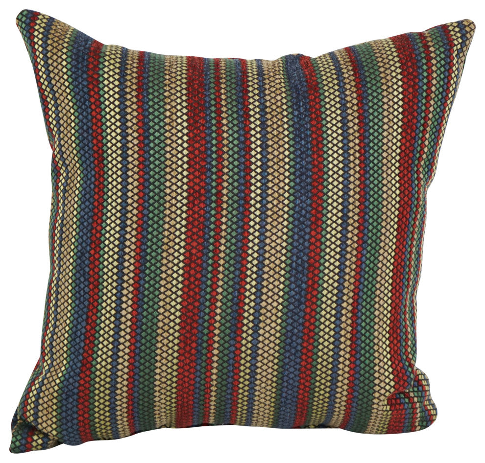 17" Jacquard Throw Pillows With Inserts, Set of 4, Vasan Crayol