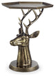Deer Bust End Table | 34670